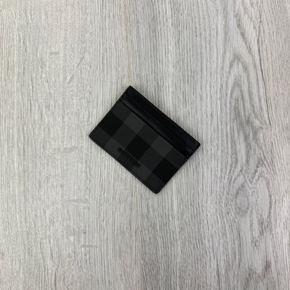 Burberry Check Black Card Case