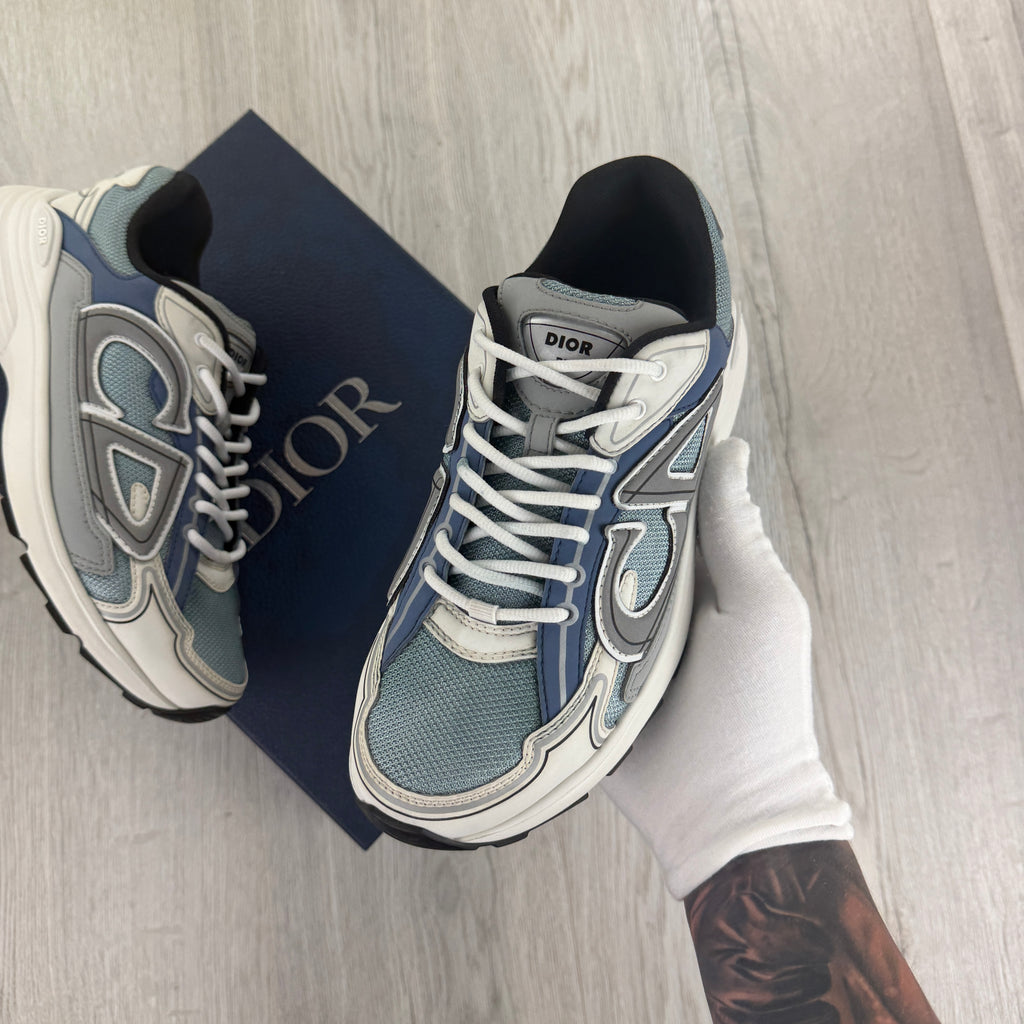 Dior B30 Men’s Baby Blue & White Trainers - 41 (Fit Uk 7)