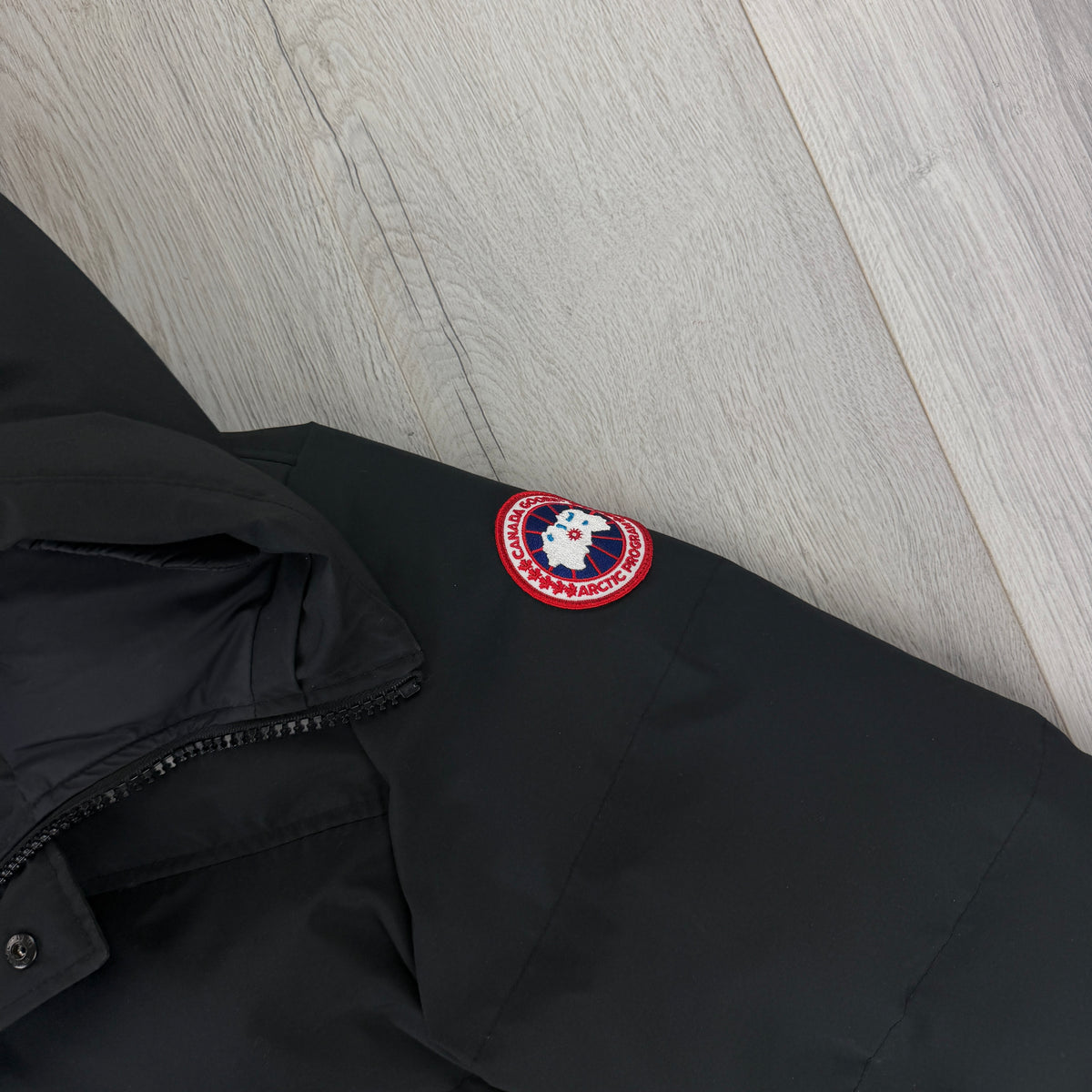 Canada Goose Men’s Black Macmillian Parker Jacket - Large