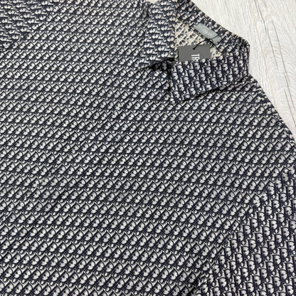 Dior Men’s Oblique Short Sleeve Shirt - 41 (M/L)