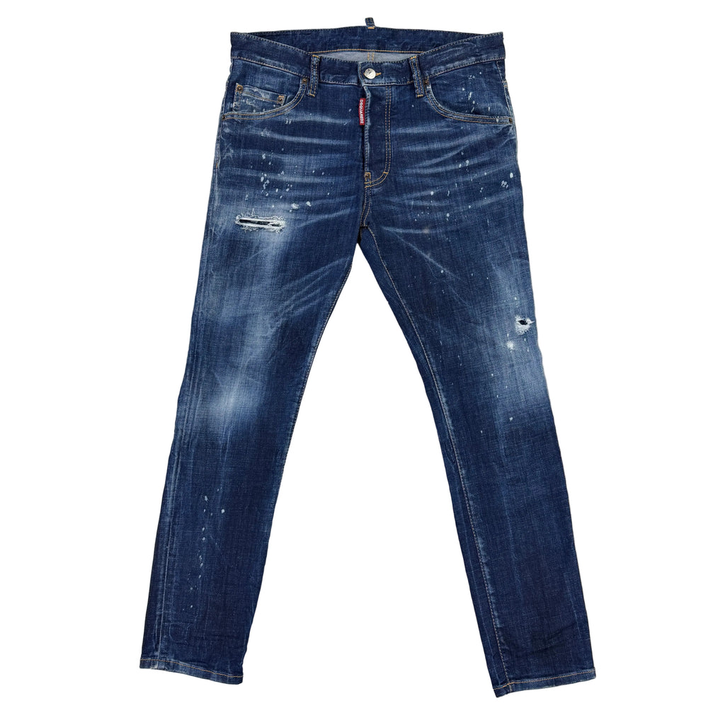 Dsquared2 Men’s Blue Distressed Cool Guy Jeans - 48 (Uk 32)