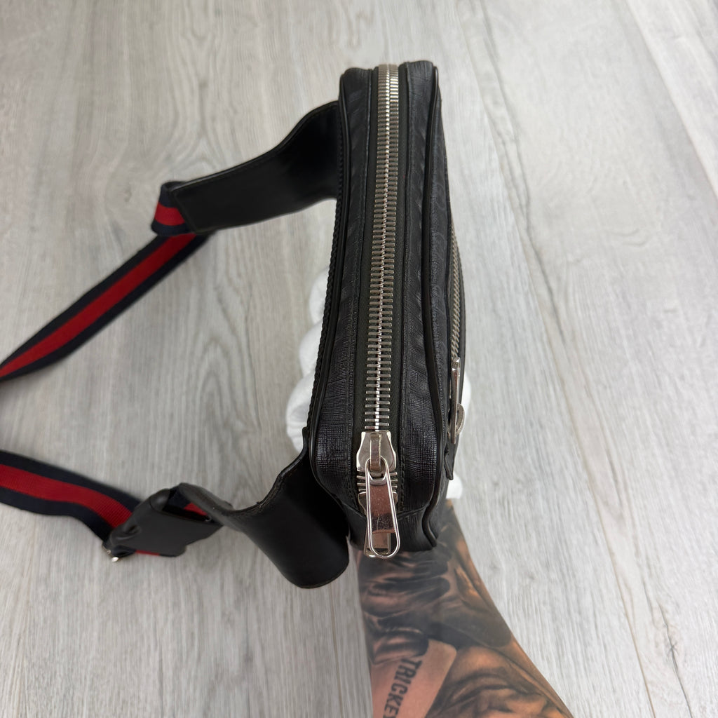 Gucci Men’s GG Black Belt Bag