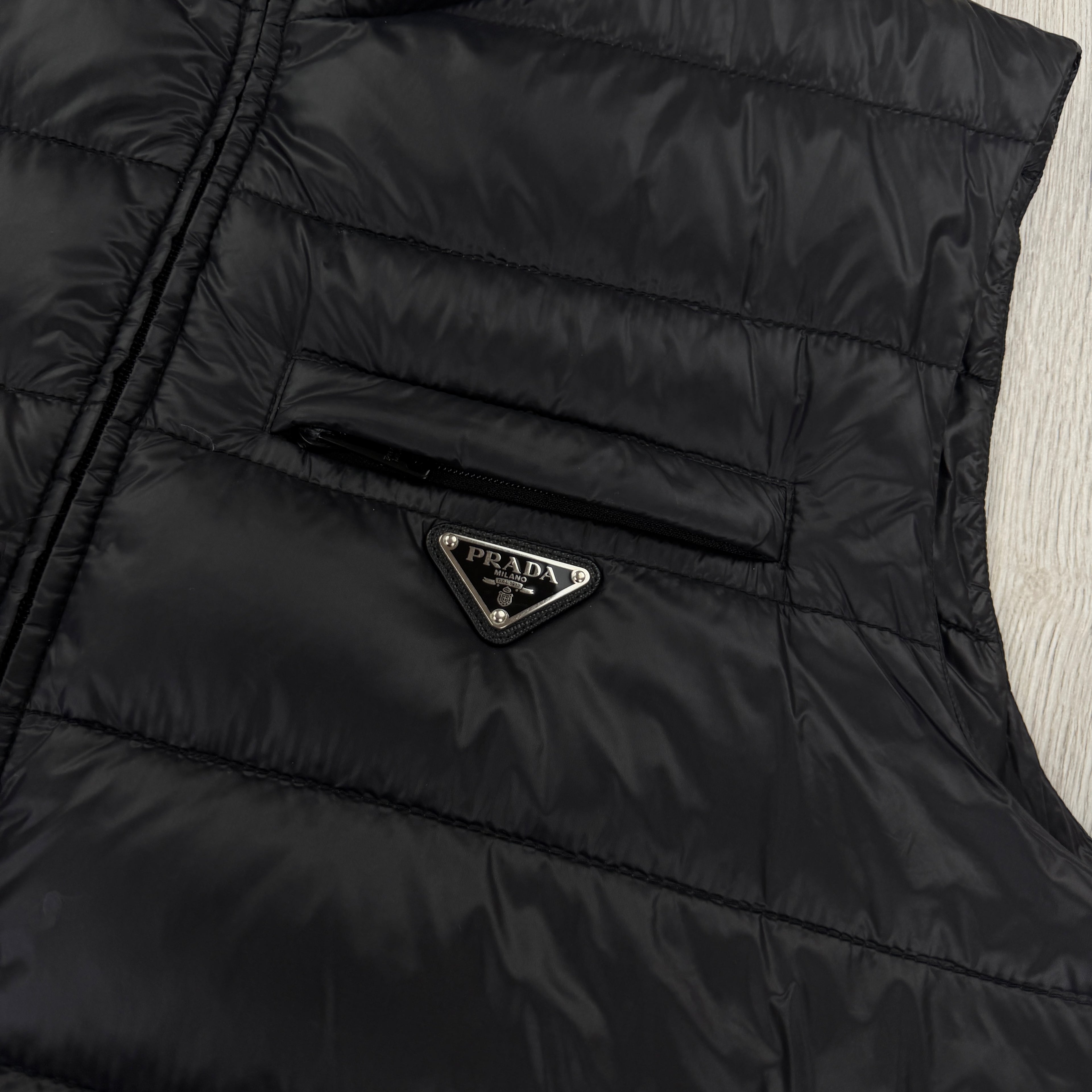 Prada Men’s Black Vest Gilet - 50 (M/L)