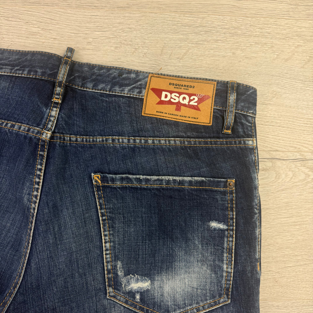 Dsquared2 Men’s Blue Distressed Cool Guy Jeans - 52 (Uk 34)