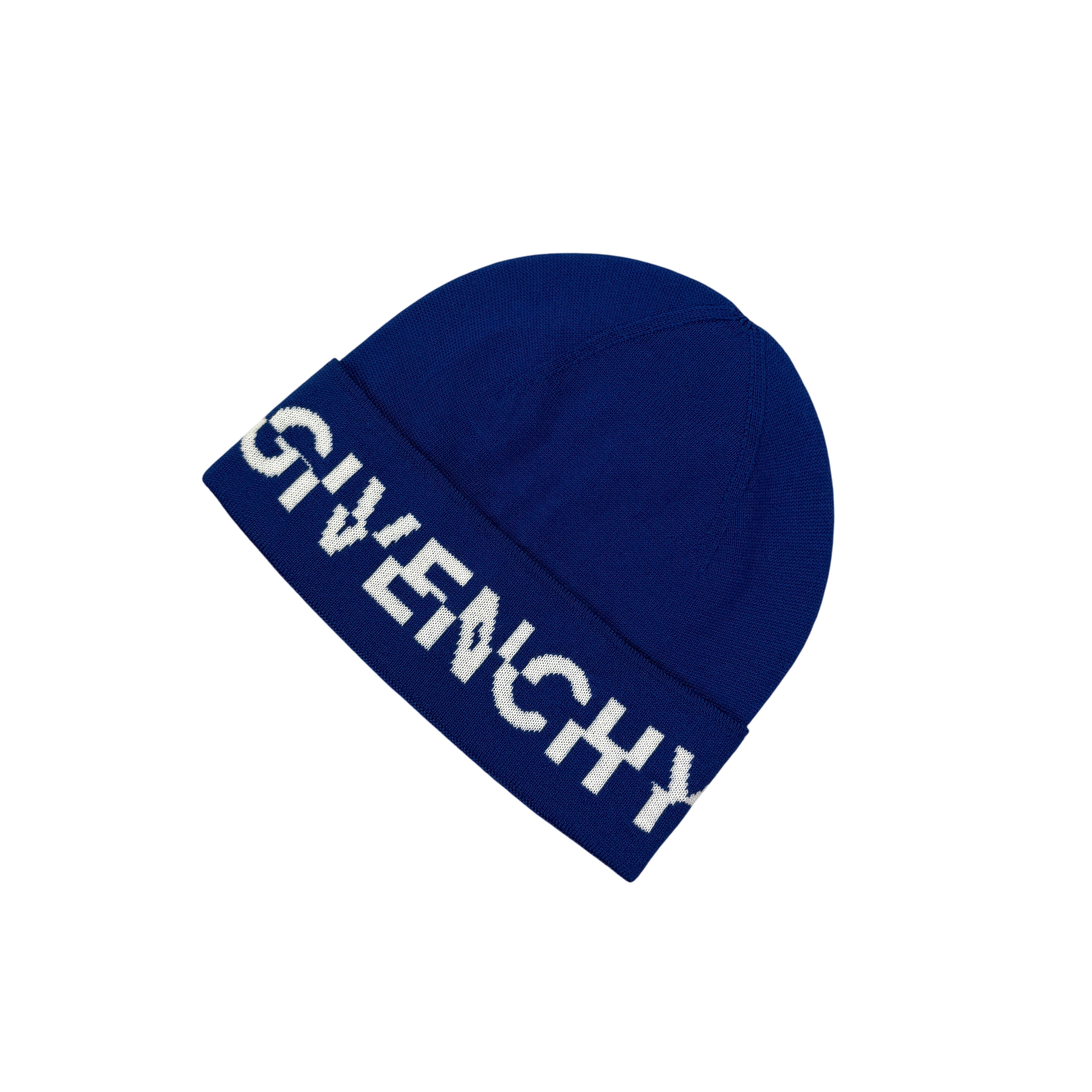 Givenchy Men’s Royal Blue Wool Beanie