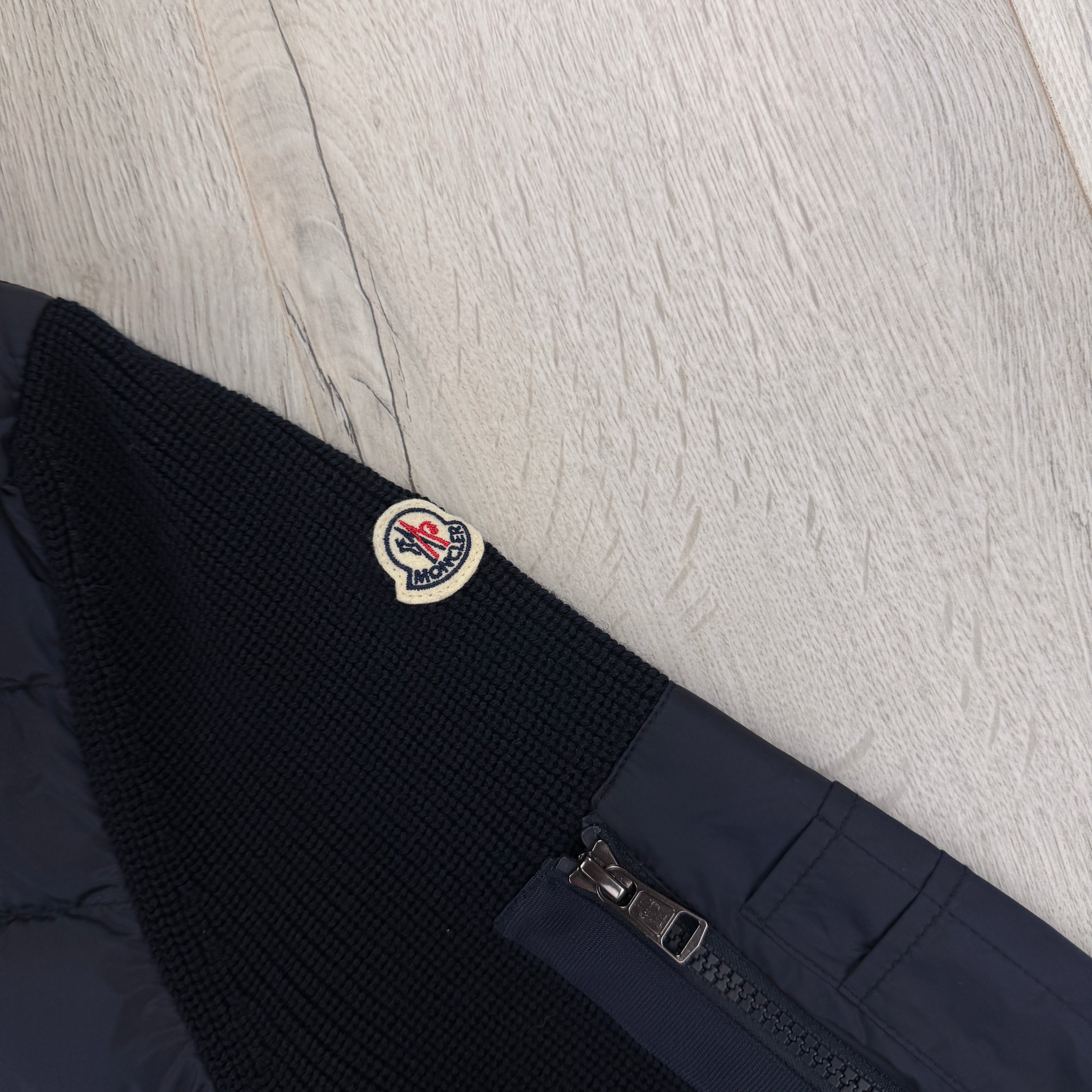Moncler Men’s Navy Maglia Tricot Cardigan - XL