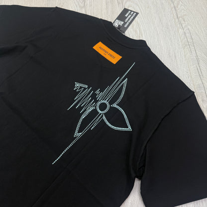Louis Vuitton Men’s Black Frequency T-shirt - Small