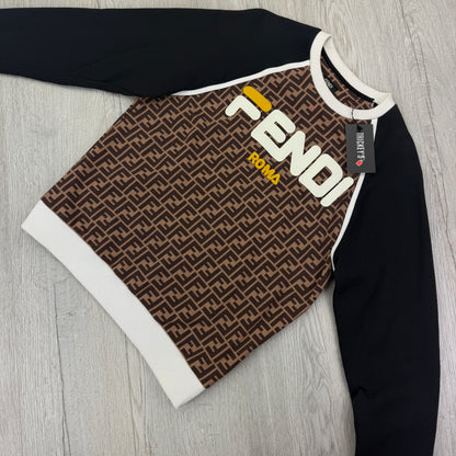 Fendi Men’s Crewneck Jumper - Small