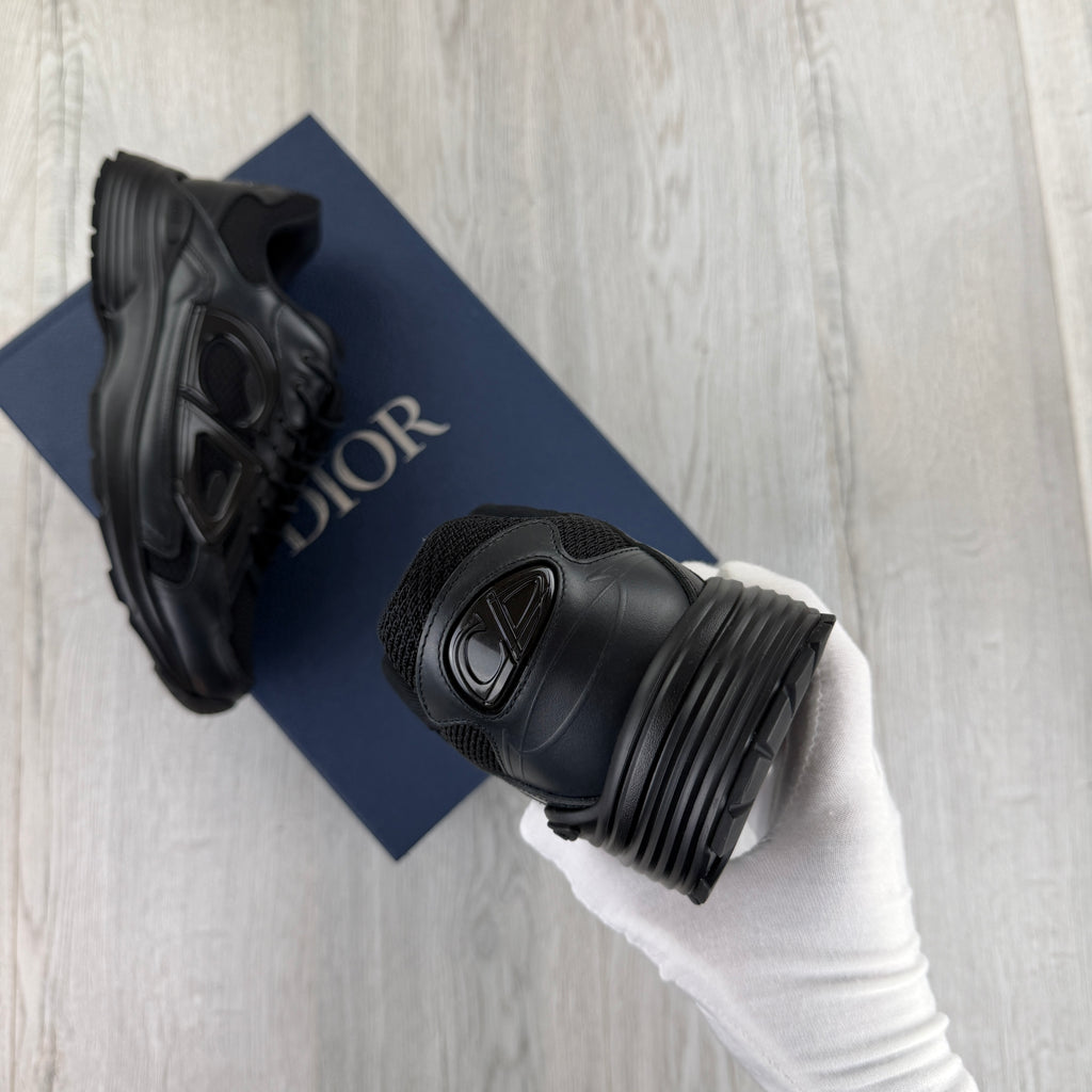 Dior B30 Men’s Triple Black Countdown Trainers - 43 (Fit Uk 9)