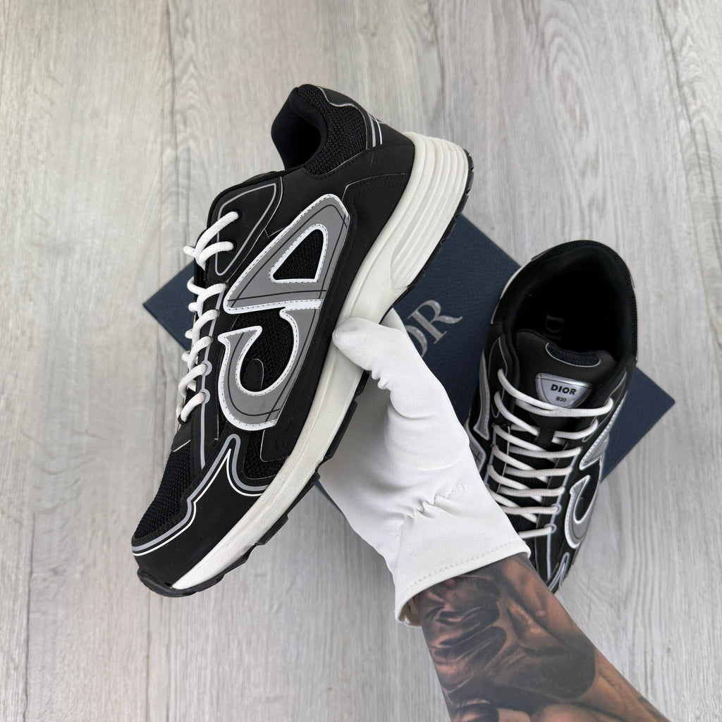 Dior B30 Men’s Black & White Trainers - 45 (Fit Uk 11)