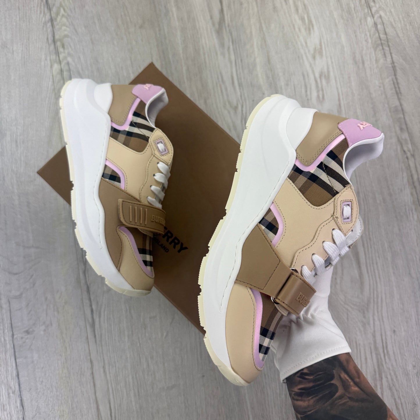 Burberry Women’s Ramsey Check Trainers