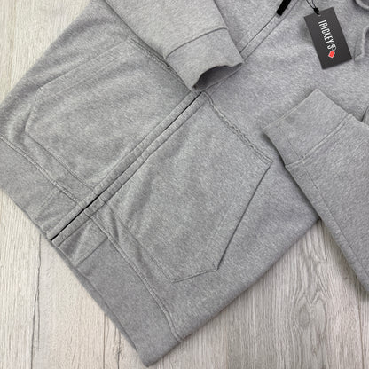 Stone Island Men’s Grey Zip-up Hoodie - XL