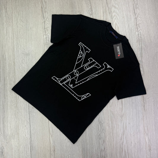 Louis Vuitton x NBA ‘ASSO CIATION’ Black T-shirt - Small