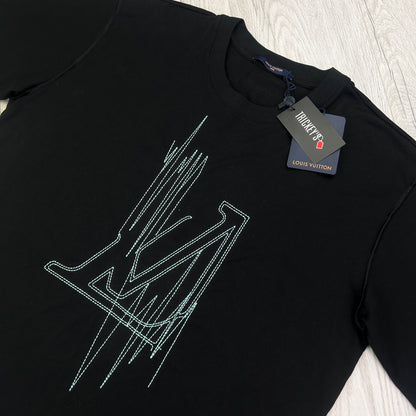 Louis Vuitton Men’s Black Frequency T-shirt - Large