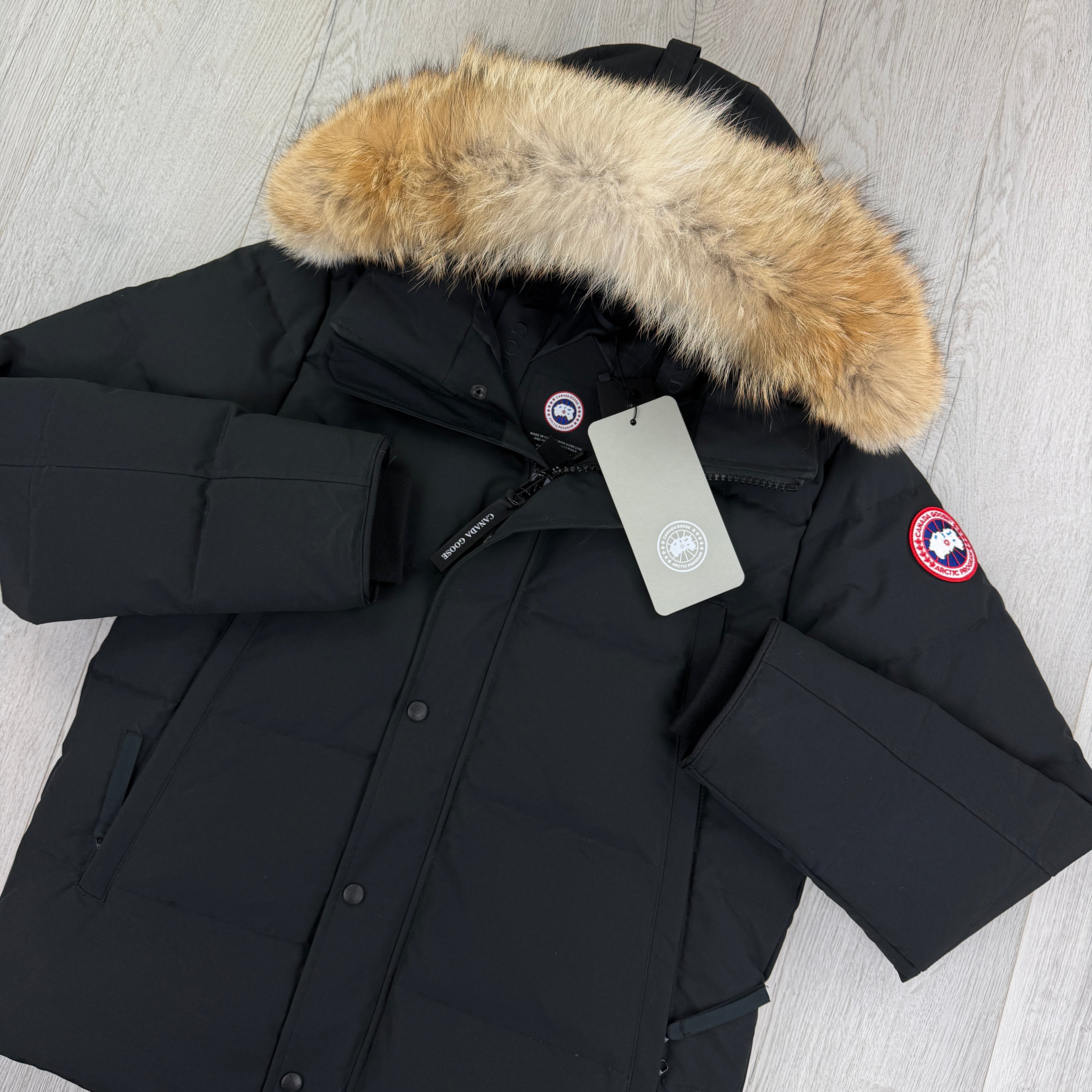 Canada Goose Men’s Black Wyndham Parker Jacket - Medium