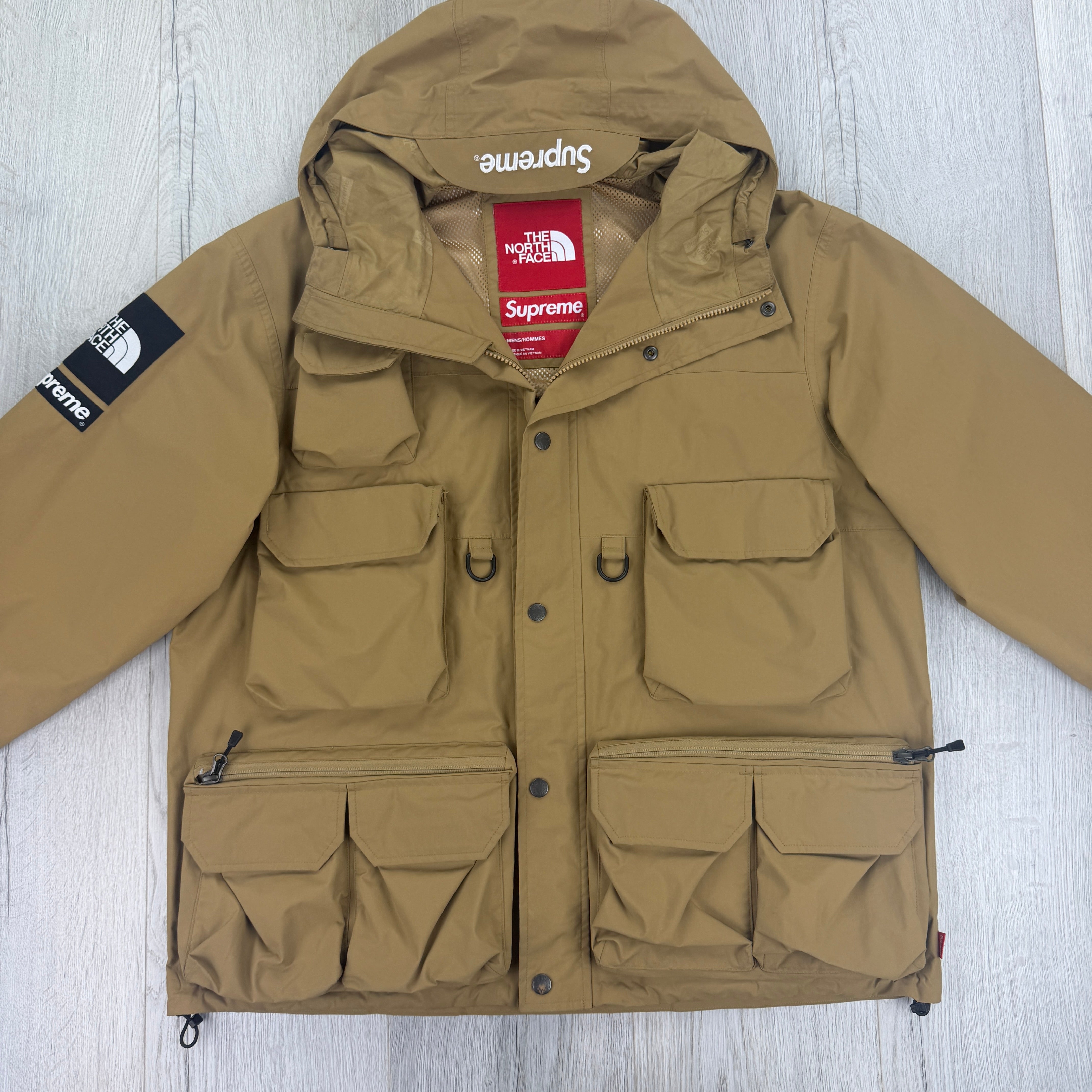ミリタリージャケット Supreme  The North Face Cargo Jacket Supreme - Supreme x The North Face Cargo Jacket 'Tan White Black