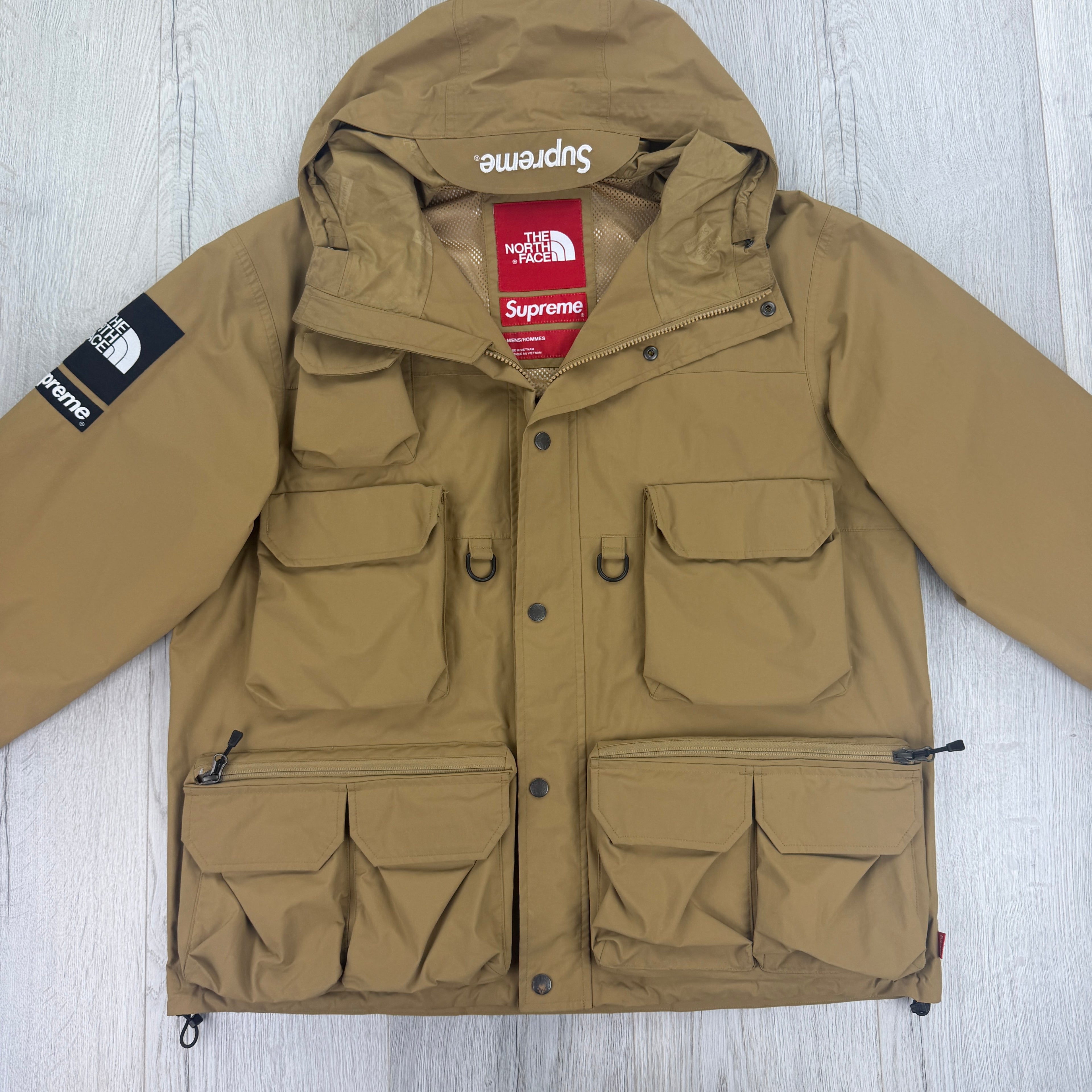 Supreme - Supreme x The North Face Cargo Jacket 'Tan White Black Jacket - Medium
