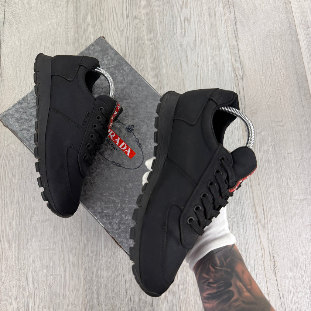 Prada Men’s Black Trainers - Uk 7