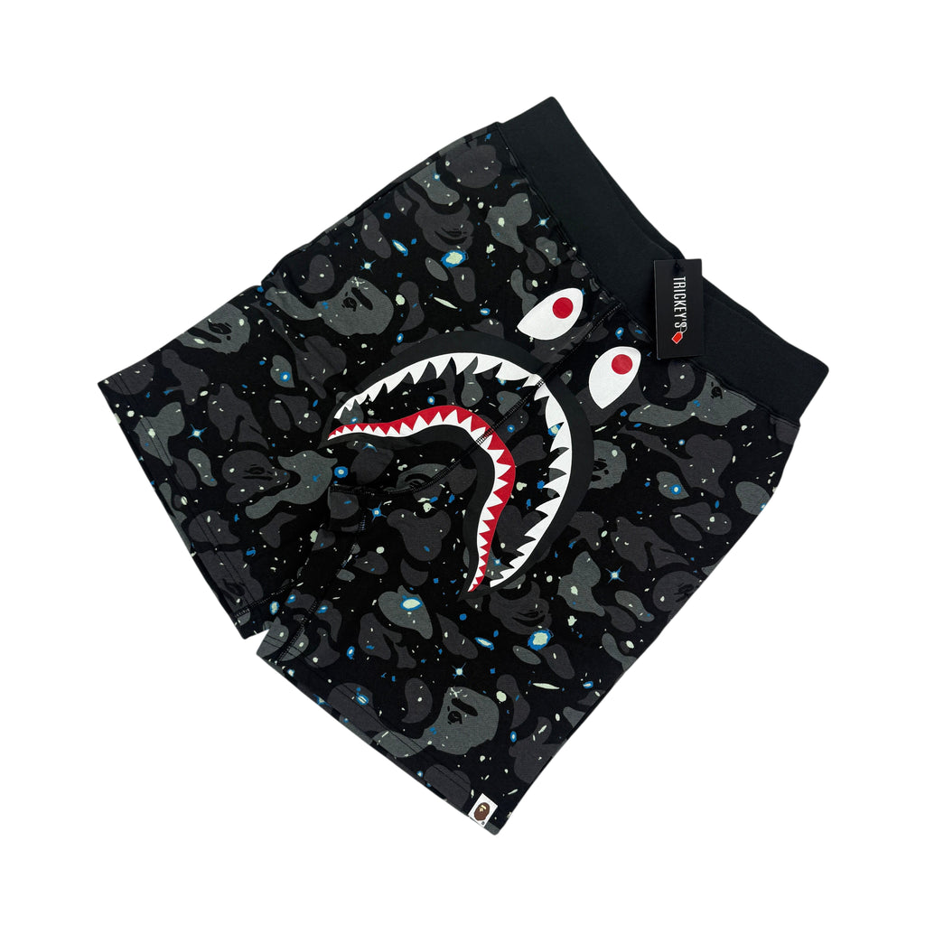 Bape Men’s Space Camo Shark Shorts