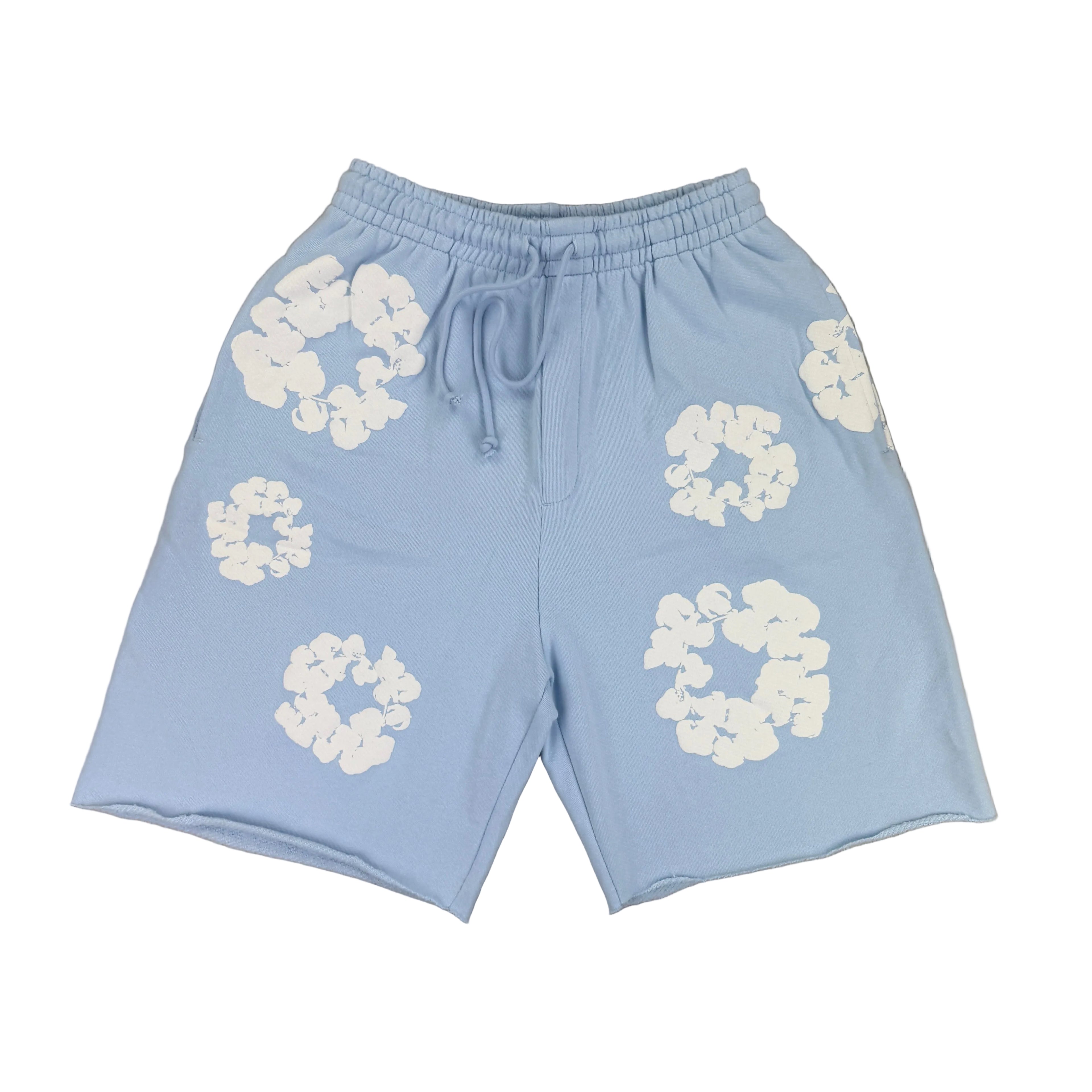 Denim Tears Baby Blue Jersey Shorts