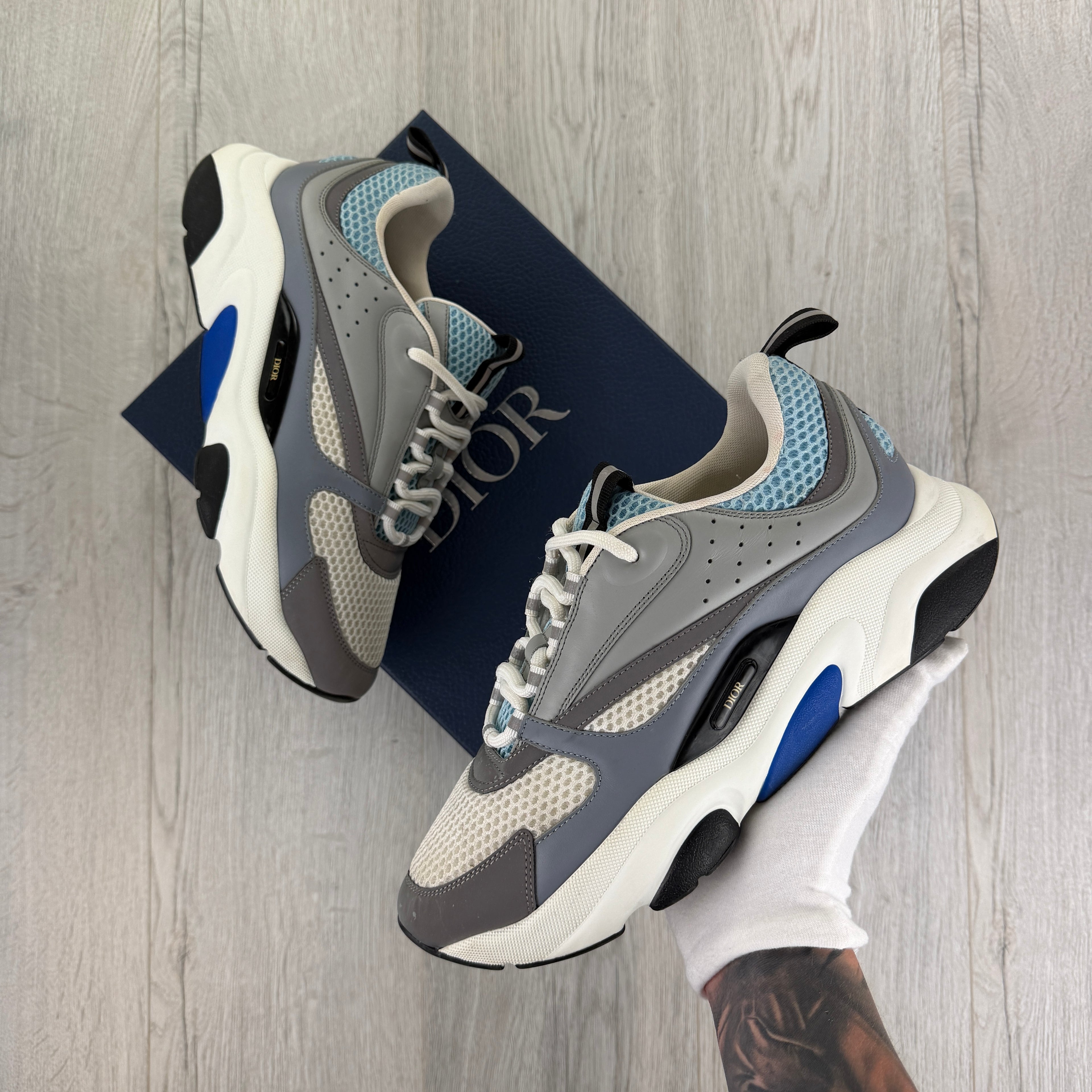 Dior B22 Men’s Baby Blue Runners - 43 (Fit Uk 8.5)