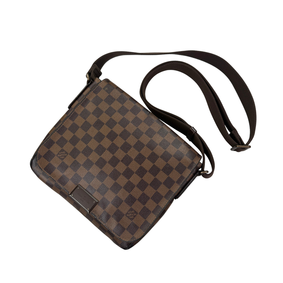 Louis Vuitton Brown Damier Side Bag