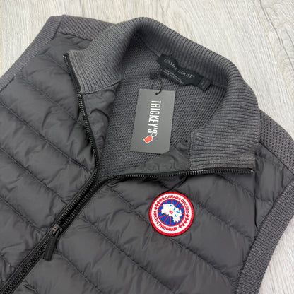 Canada Goose Men’s Dark Grey Padded / Knitted Gilet - Medium