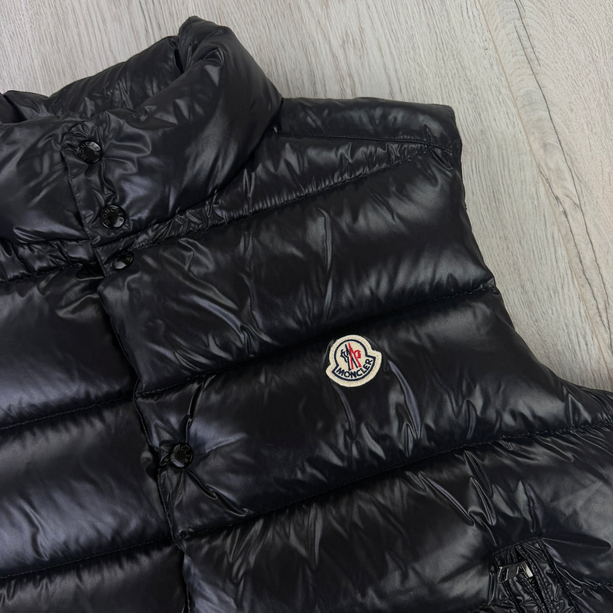 Moncler Men’s Black Tibb Gilet - Size 6