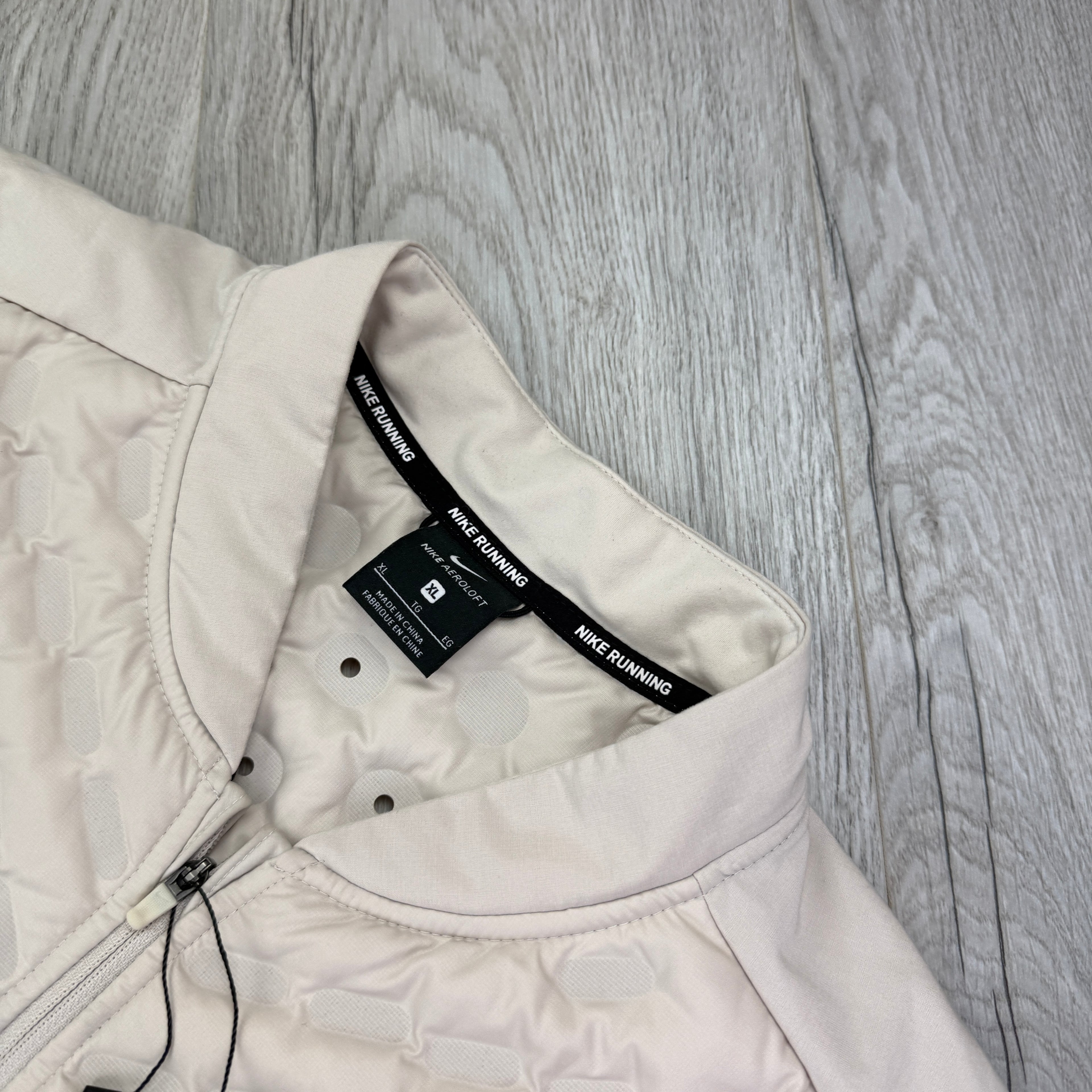 Nike Men’s Beige Zip-up Beige Vest Gilet - XL