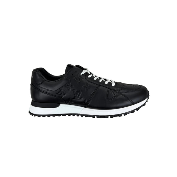 Louis Vuitton Men’s Black Leather Run Away Trainers - Uk 10