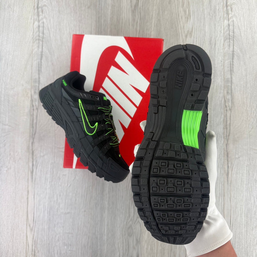 Nike P‑6000 PRM Black Green Strike