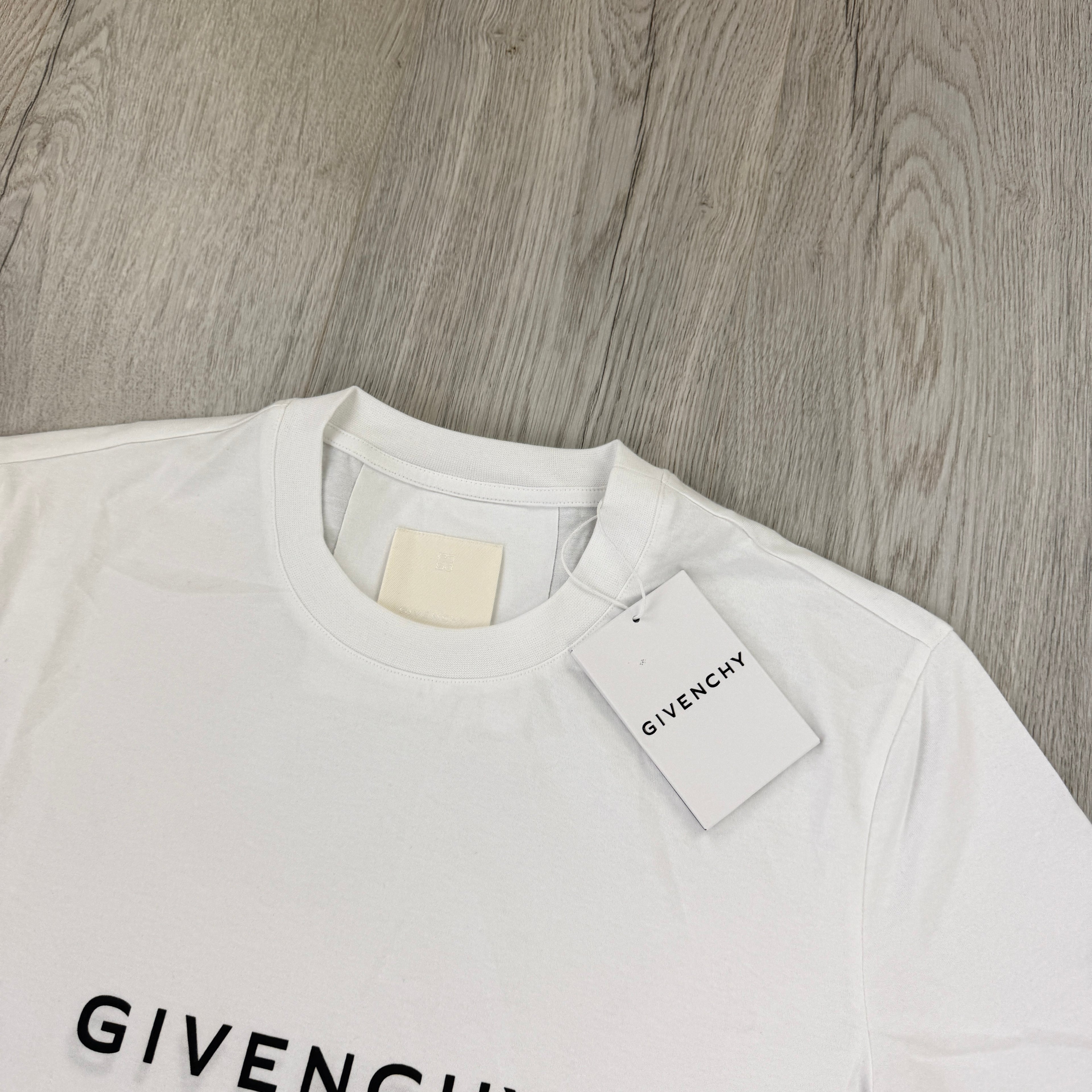 Givenchy Men’s White Slim T-shirt