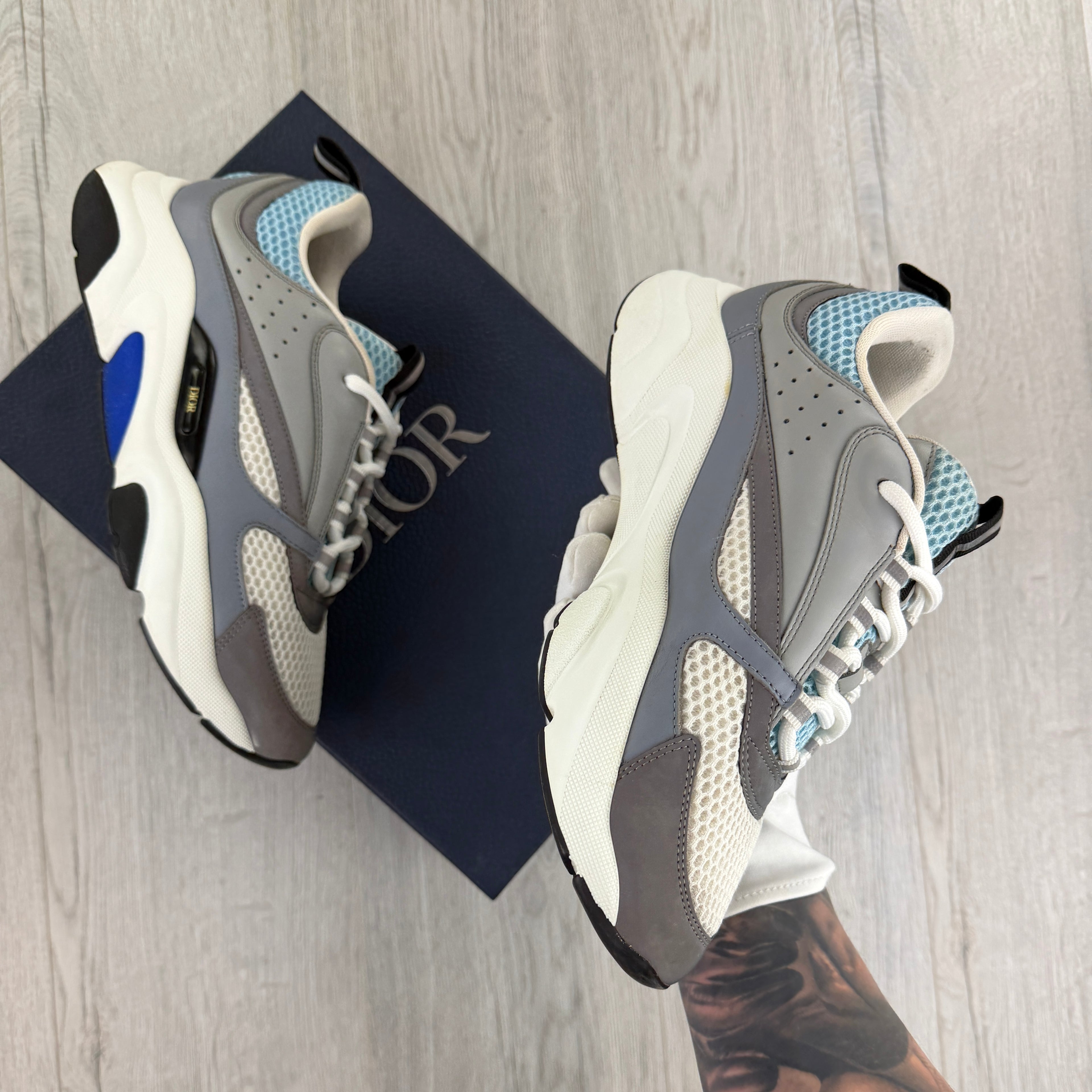 Dior B22 Men’s Baby Blue Runners - 42 (Fit Uk 7.5)