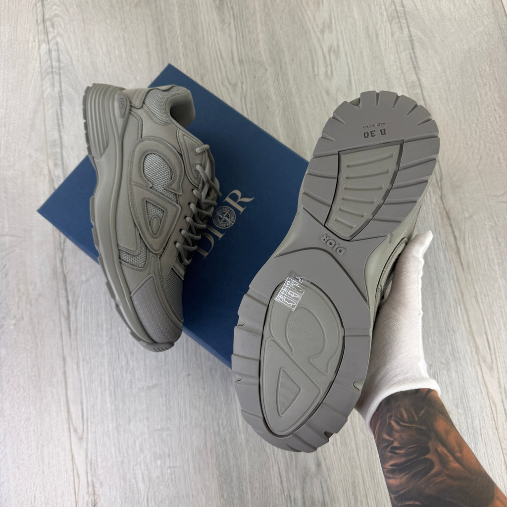 Stone Island x Dior B30 Men’s Grey Trainers - 44 (Uk 10)