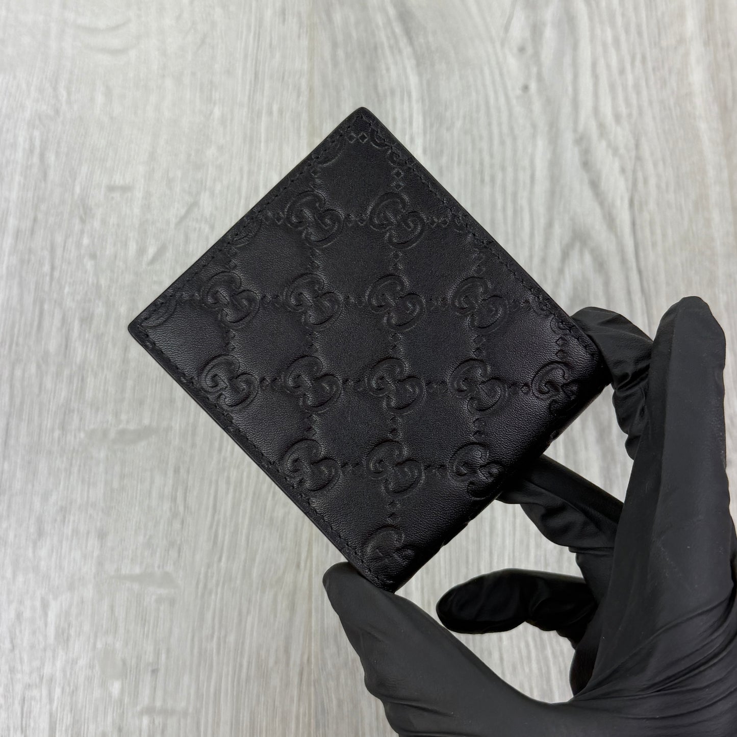 Gucci Men’s GG Leather Monogram Wallet
