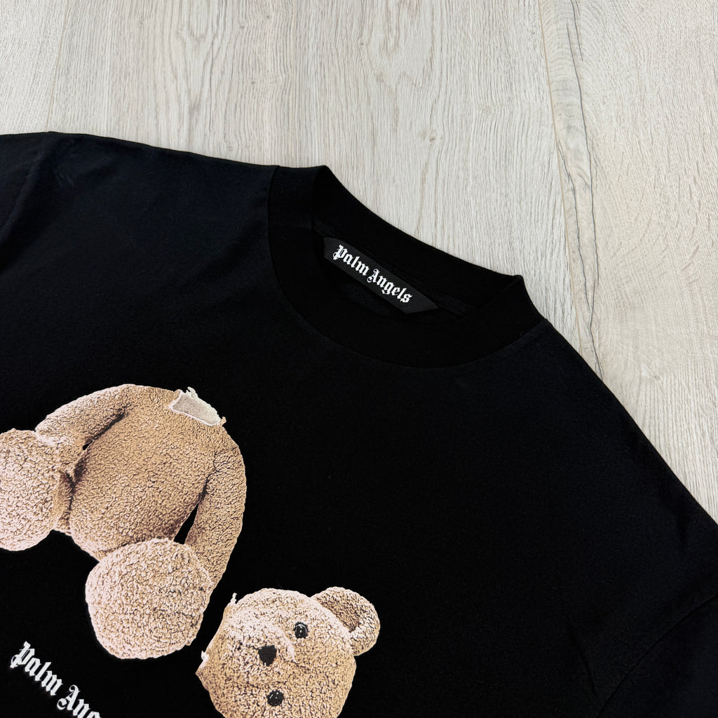 Palm Angels Kill Bear Black Oversized T-shirt - Large