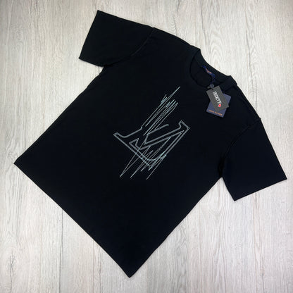 Louis Vuitton Men’s Black Frequency T-shirt - Large