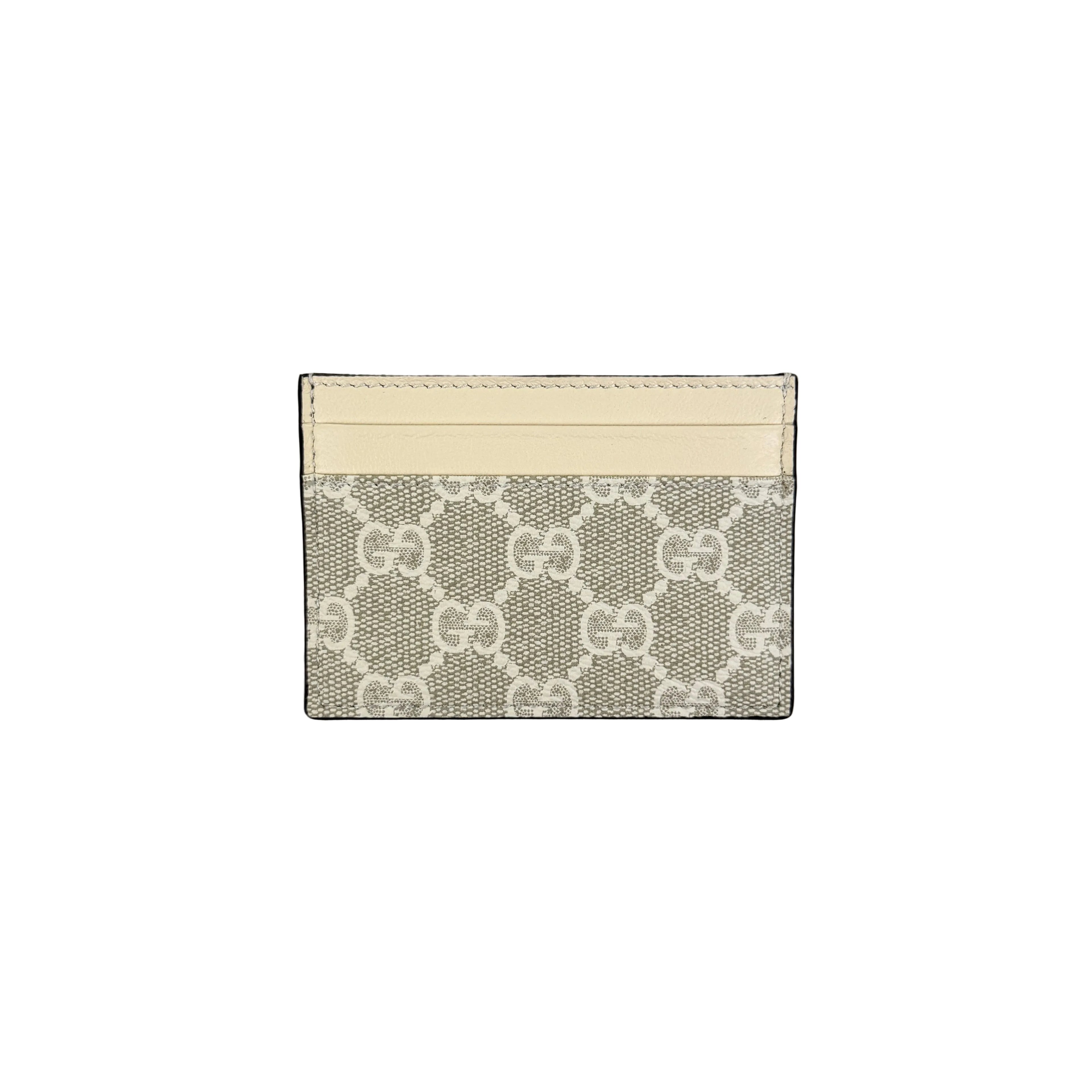 Gucci GG Interlocking Cream Card Holder