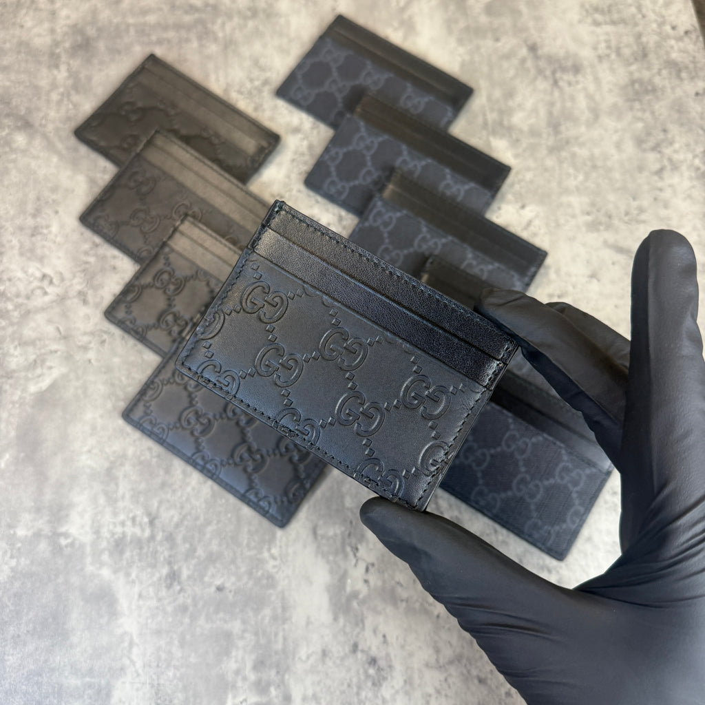 Gucci GG Interlocking Black Card Holder