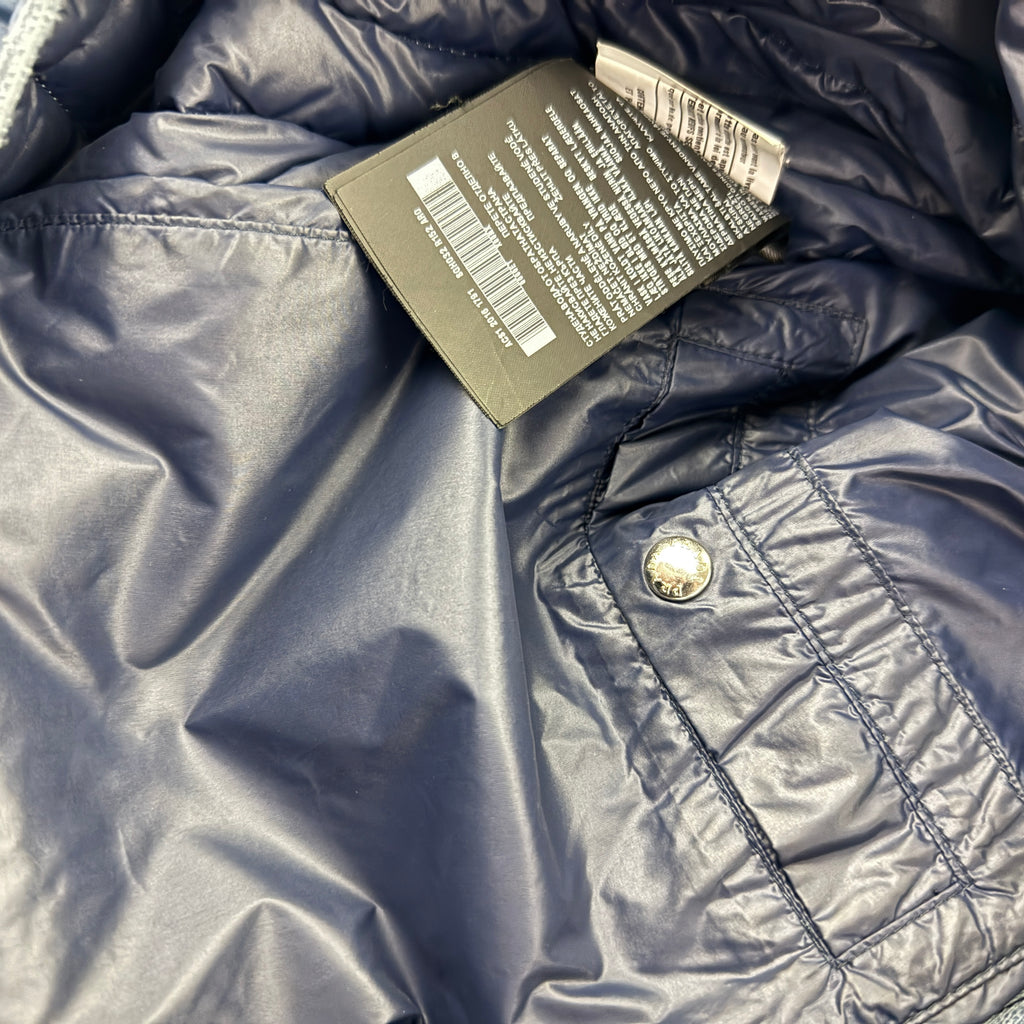 Prada Men’s Blue Zip-up Puffer Jacket - 48