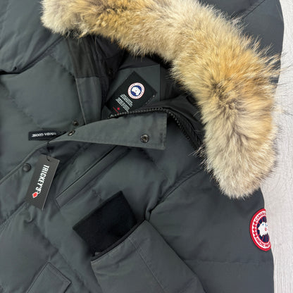Canada Goose Men’s Graphite Carson Parka Jacket With Fur - XS