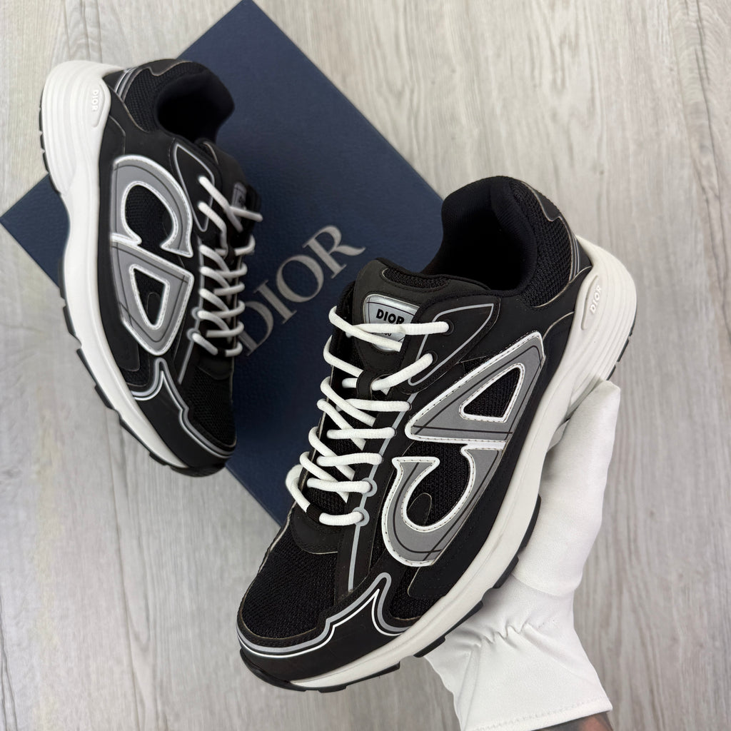 Dior B30 Men’s Black & White Trainers - 42 (Fit Uk 8)