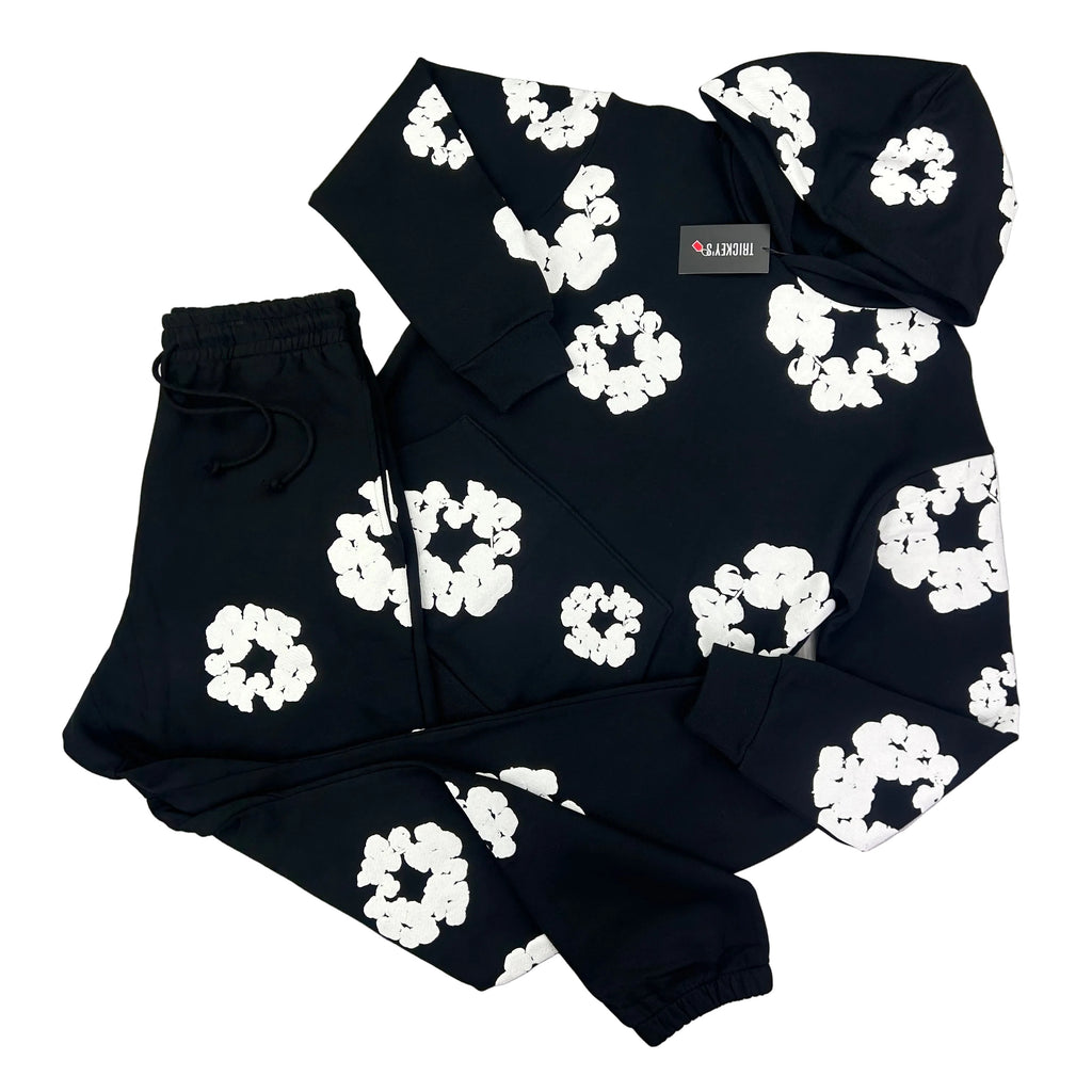 Denim Tears Black & White Full Tracksuit