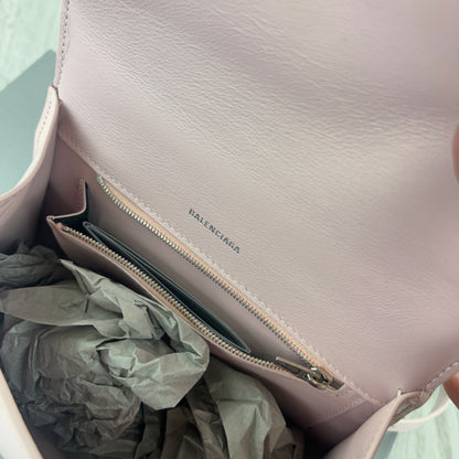 Balenciaga Women’s Pink Small Hourglass Handbag
