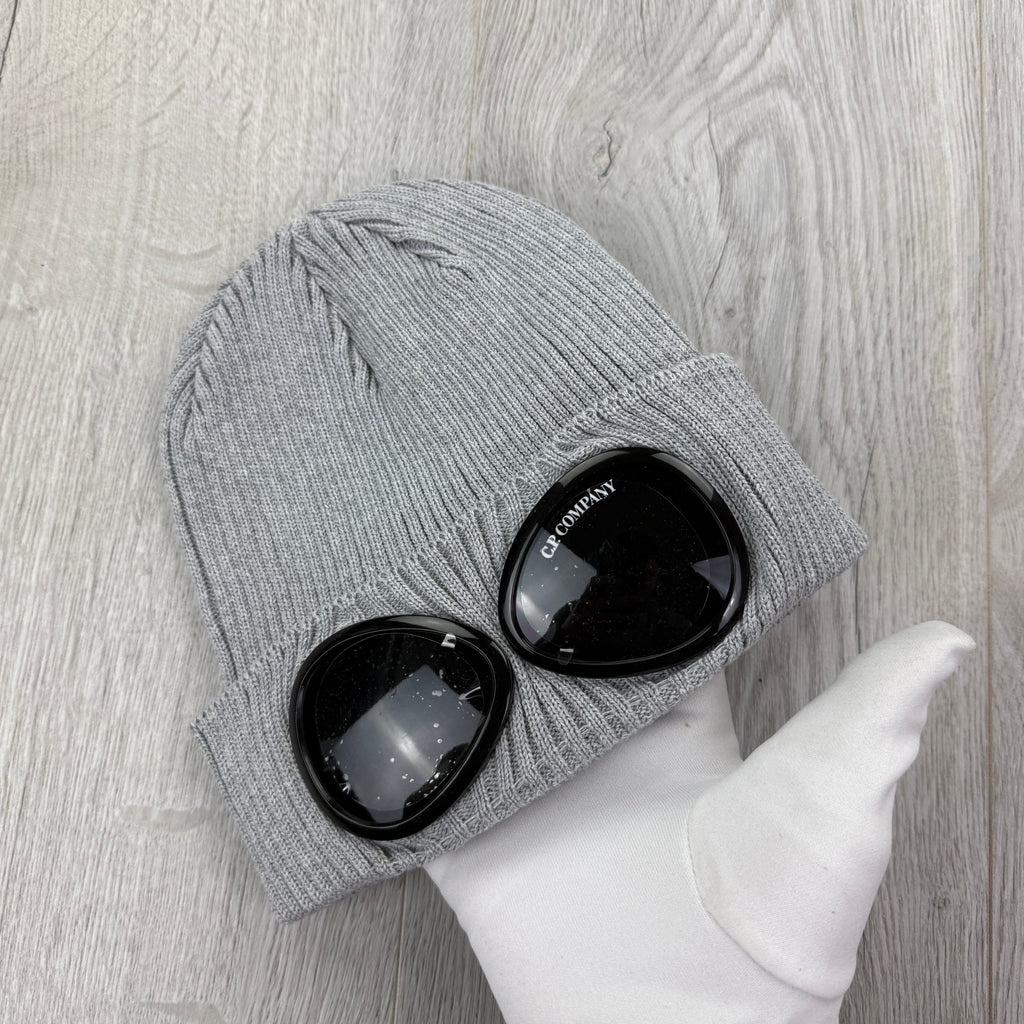 CP Company Men’s Grey Goggle Beanie