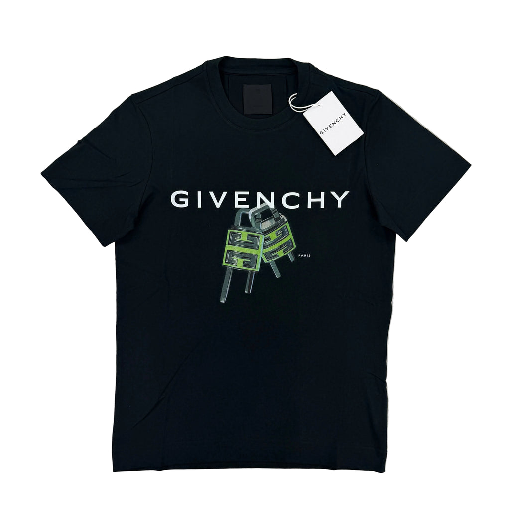 Givenchy Men’s Black Lock T-shirt