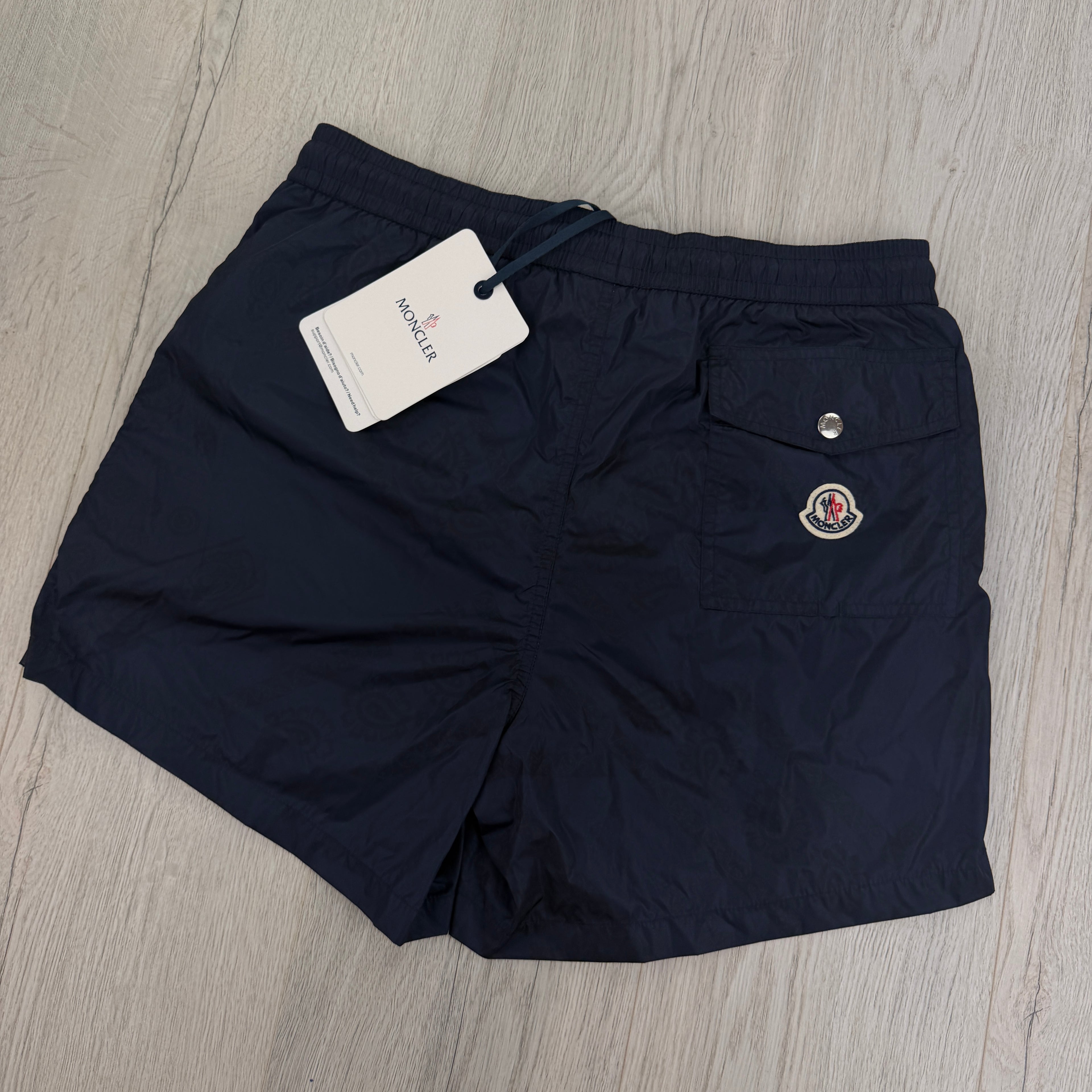 Moncler Men’s Navy Swim Shorts - Medium