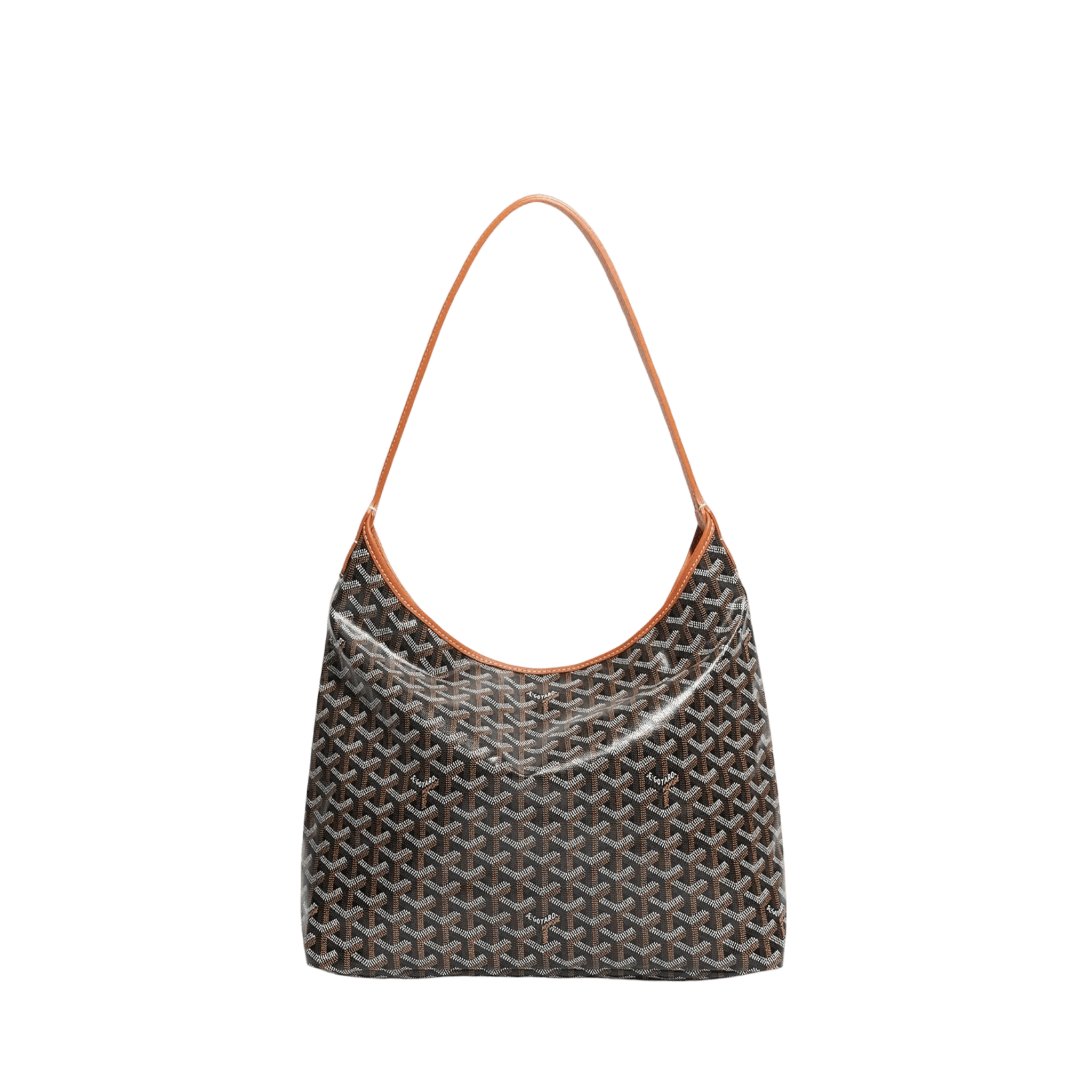 Goyard Boheme Hobo Bag Black Tan