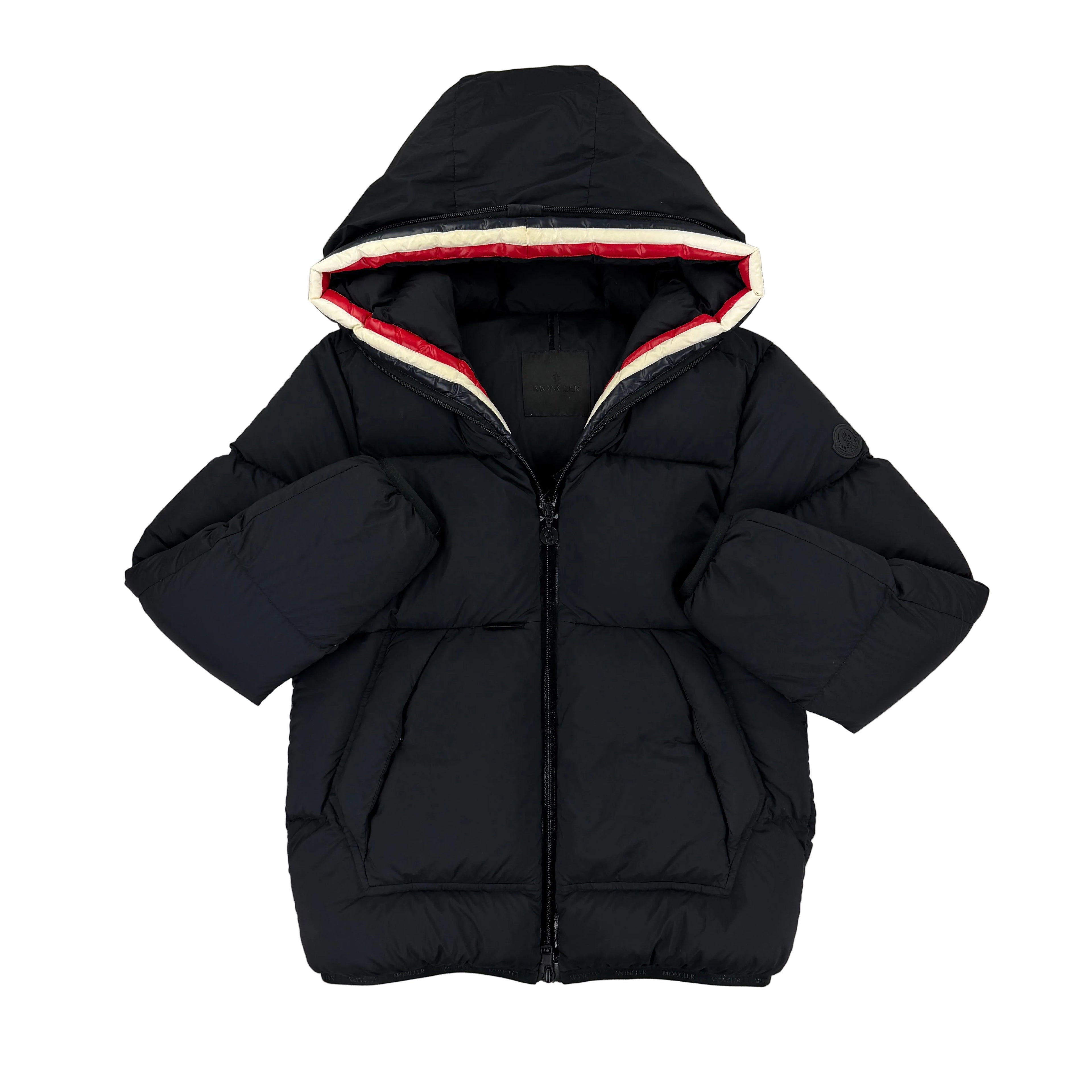 Moncler Men’s Black Champsaur Jacket Black Badge - Size 0