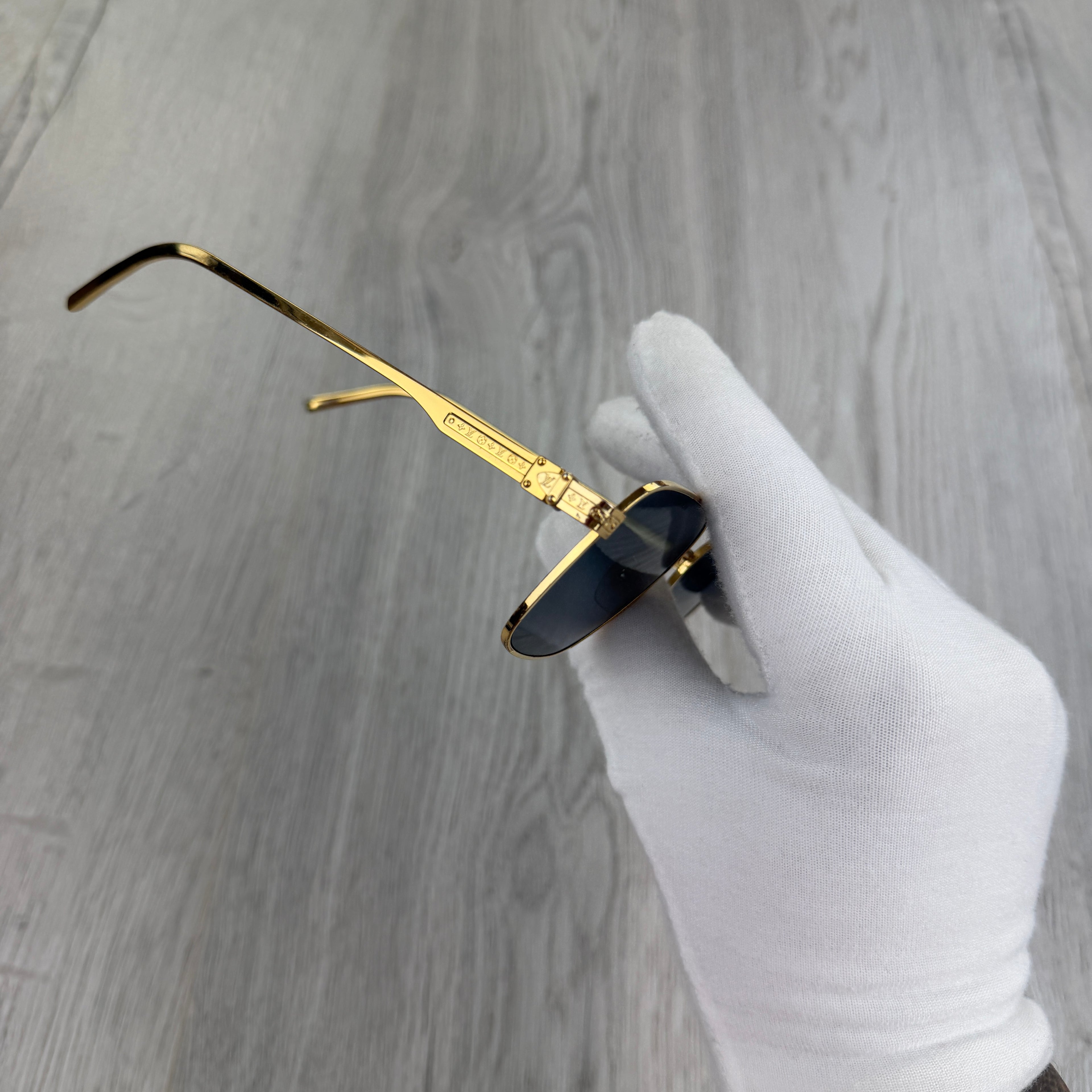 Louis Vuitton Men’s Gold Sunglasses